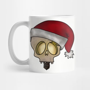 Skull with Lightbulb Mug